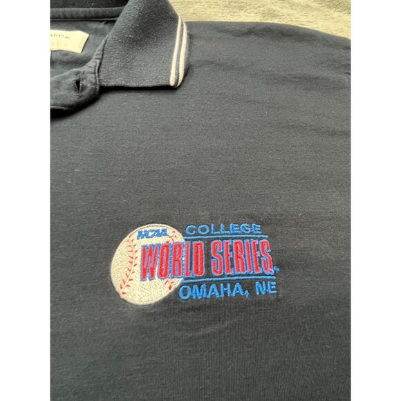 Cutter & Buck Mens Small NCAA College World Series Omaha NE Polo Shirt - Picture 6 of 9